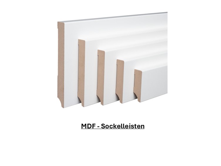 MDF Sockelleisten